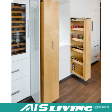 European Glossy Storage Cabinet Melamine Finishing Kitchen Cabinet Furniture (AIS-K986)